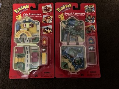 Pokemon Hasbro SEALED Chibi Poke House Sets Beach And City Adventure