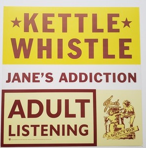 Jane's Addiction Kettle Whistle 1997 Double-sided Promotional Artwork 12"x12"