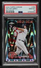 2024 Topps Chrome RayWave Refractor Wilyer Abreu #165 PSA 10 GEM MT 07b3