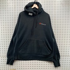 Vintage Sega Dreamcast Hoodie Lee Mens XL Black IGN Video Game Sweatshirt RARE