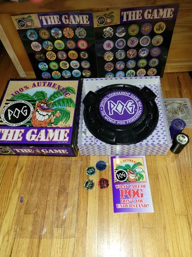 Vintage 1994 POG The Game World POG Federation Milton Bradley Boxed Set Complete