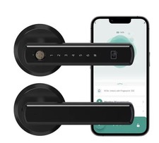 Smart Fingerprint Door Lock Keyless Entry Biometric with IC Card Code Key App