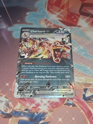   pokmon Tcg Charizard Ex 125/197 Pokemon Play Stamp   