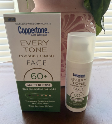Coppertone Every Tone Face Sunscreen SPF 60+ Broad Spectrum 1.7 oz