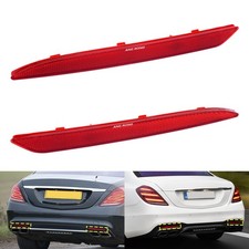 Rot Reflektor Sto&szlig;stange HINTEN f&uuml;r Mercedes S-Klasse V222 W222 A-Klasse W177