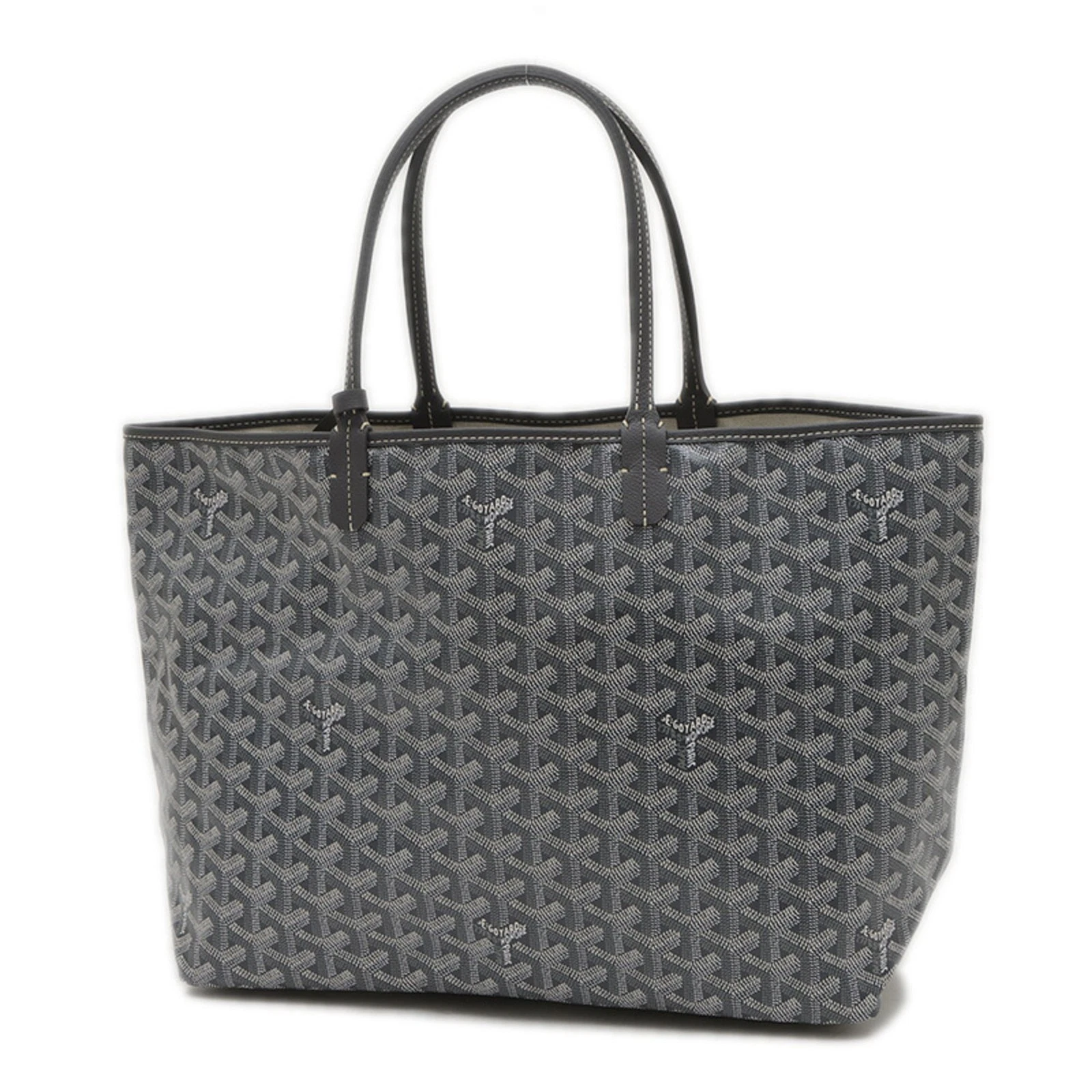 Goyard Saint Louis PM Borsa Tote Bag Goyardine Tela Grigio STLOUIPMLTY51... GZl19lk4