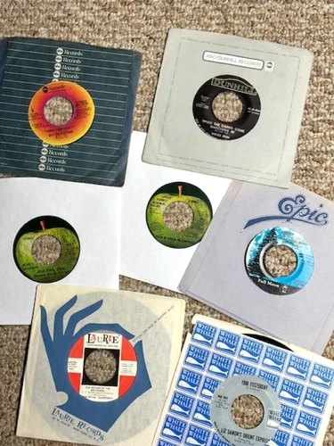 RARE LOT Paul McCartney, Dan Fogelberg PROMO, Mary Hopkin + MORE rock vinyl 45's