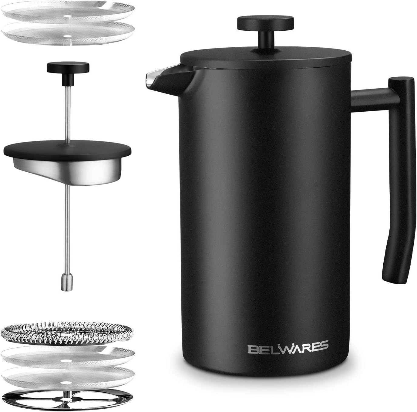 Coffee Maker 34 Oz - Insulated Coffee Press Stainless Stee
