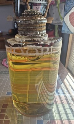 Joop! Glass Bottle Store Display Cologne Perfume. 13''. SEALED Gem Covered Lid.