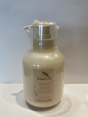 NEW SEALED WITH PUMP PERLIER RISARIUM HAND & FACE LIQUID SOAP 8.4 OZ