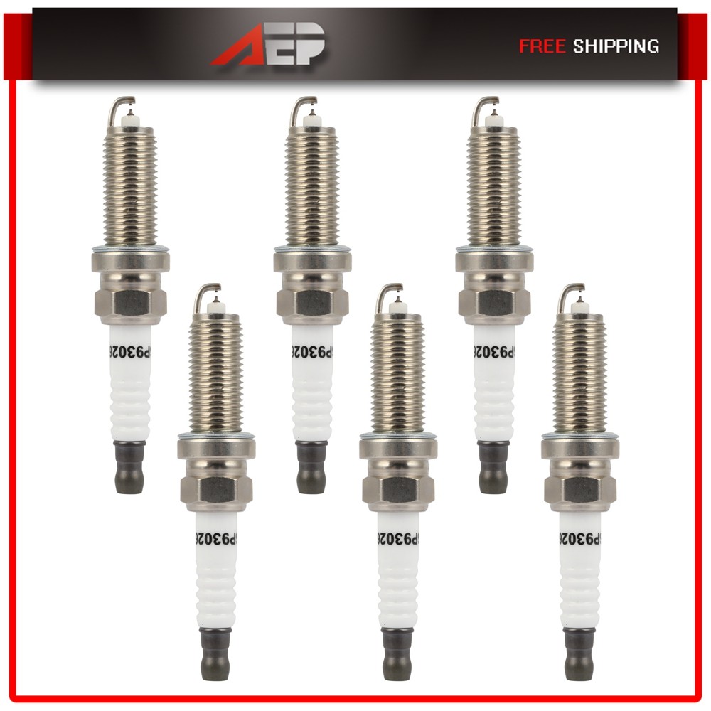 6Pcs Iridium Spark Plugs For 2020-2009 Nissan GT-R V6 3.8L