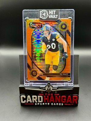 2024 Panini Select - T.J. Watt #294 Club Level Neon Orange Pulsar Prize /7