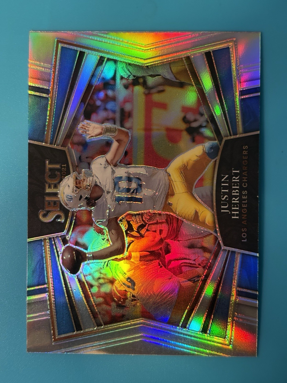 2021 Select Justin Herbert Snapshots Silver Prizm SP #SS-1 Chargers 🔥🔥