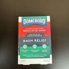Domeboro Calming & Soothing Medicated Soak Rash Relief Powder Packets 12 Ct 2028
