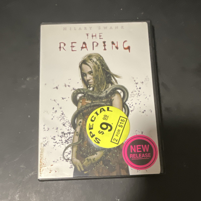 The Reaping DVD Hilary Swank Movie R Rating Keep Case Format DVD
