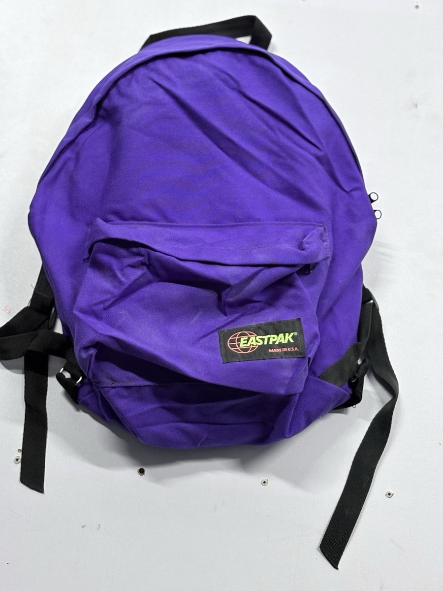 Vintage 90's Eastpak made in Usa backpack Purple | eBay