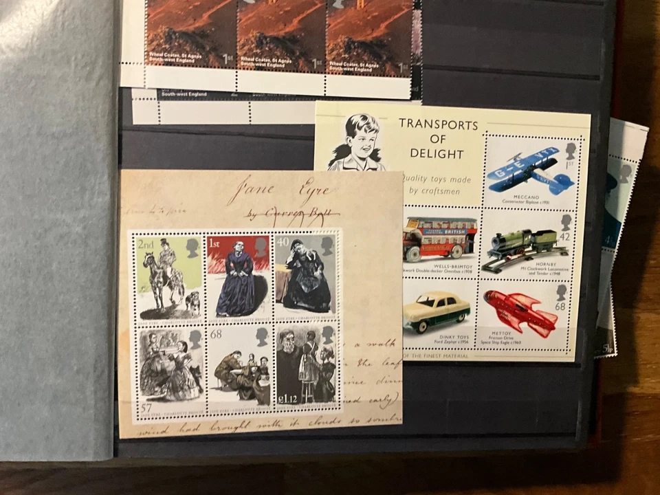 GB MNH новом десятичные блоки 1974 сэр Уинстон Черчилль 1-й 2-й в stockbook r - Изображение 3 из 4