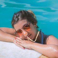6 Pcs Swimming Nasal Splint with Strap Silicone Nose Clips for Adult Swimmers
