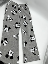 Disney Mickey Mouse Gray Lounge Pants Sweatpa...