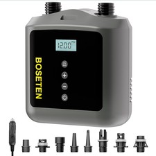 Paddle Board Pump, SUP Electric Air Pump, Deflation Function, Auto-Off, 12V D...