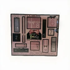 Limited Edition LA COLORS 12pc Makeup Gift Set 12 Days Of Beauty Surprises New!