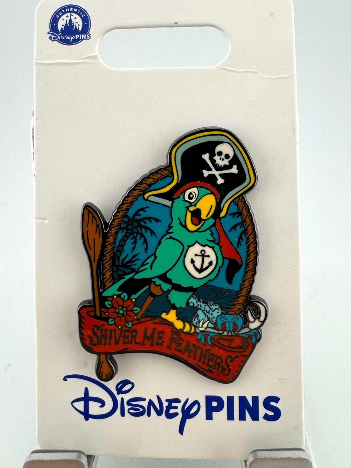 Disney Pirates of the Caribbean Barker Bird Shiver Me Feathers Pin 172549