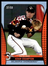 2023 Adam Crampton Choice Minor League Rookie Blue 37/59  Delmarva Shorebirds