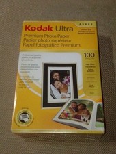 Kodak Ultra Premium Photo Paper 4x6 100 Sheets High Gloss Instant Dry New Sealed