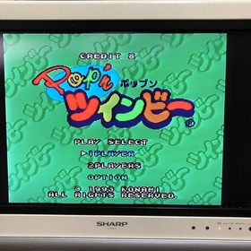 [Free Shipping] Pop'n TwinBee for Super Famicom (SFC) [K-1921]