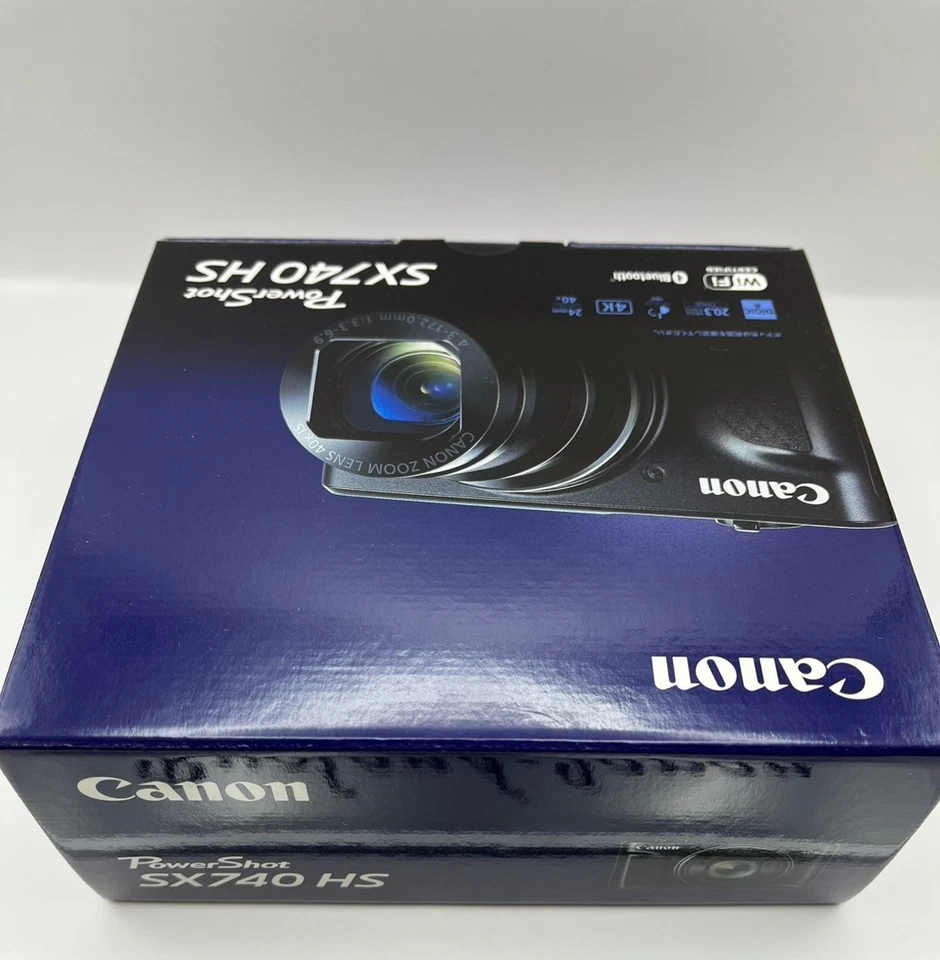 【New】Canon PowerShot SX740 HS 20.3MP 4K Digital Camera 40x Optical Zoom Black - Image 4 of 4