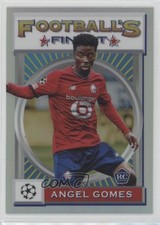2021-22 Topps Finest Flashbacks UCL Refractor Angel Gomes #107 i4v