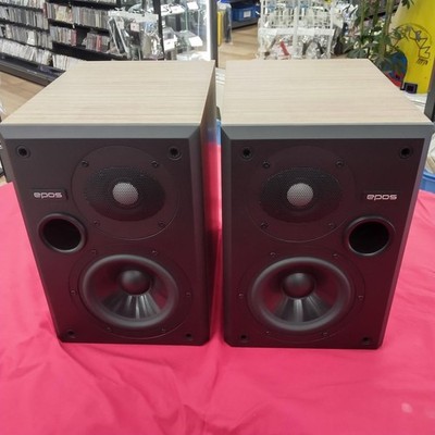 EPOS ES-7N Bookshelf Speakers Pair Set w/ Box Used Japan