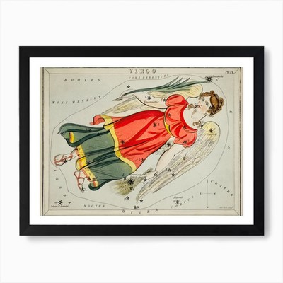 Sidney Halls (1831), astronomisches gerahmtes Wandbild Poster Leinwanddruck Bild
