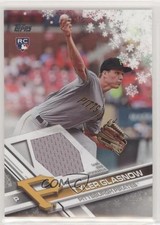 2017 Topps Holiday Wal-Mart Exclusive Relics Tyler Glasnow #R-TG b4a