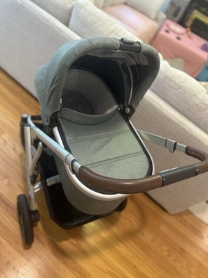 UPPAbaby Vista V2 Stroller Baby Infant Bassinet Hard Carrycot Emerson Green