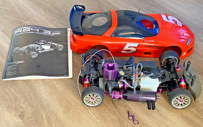 HPI Racing Nitro RS4 3 Type SS 1:10 4WD w/ Orange Chevy Camero Body (no radio)