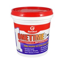 Lightweight Spackle for Wall Repair - 1 Pint Drywall Filler, White, USA Made