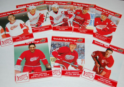 2025-26 Upper Deck Red Wings Centennial PICK YOUR CARD-BOX Set NEW