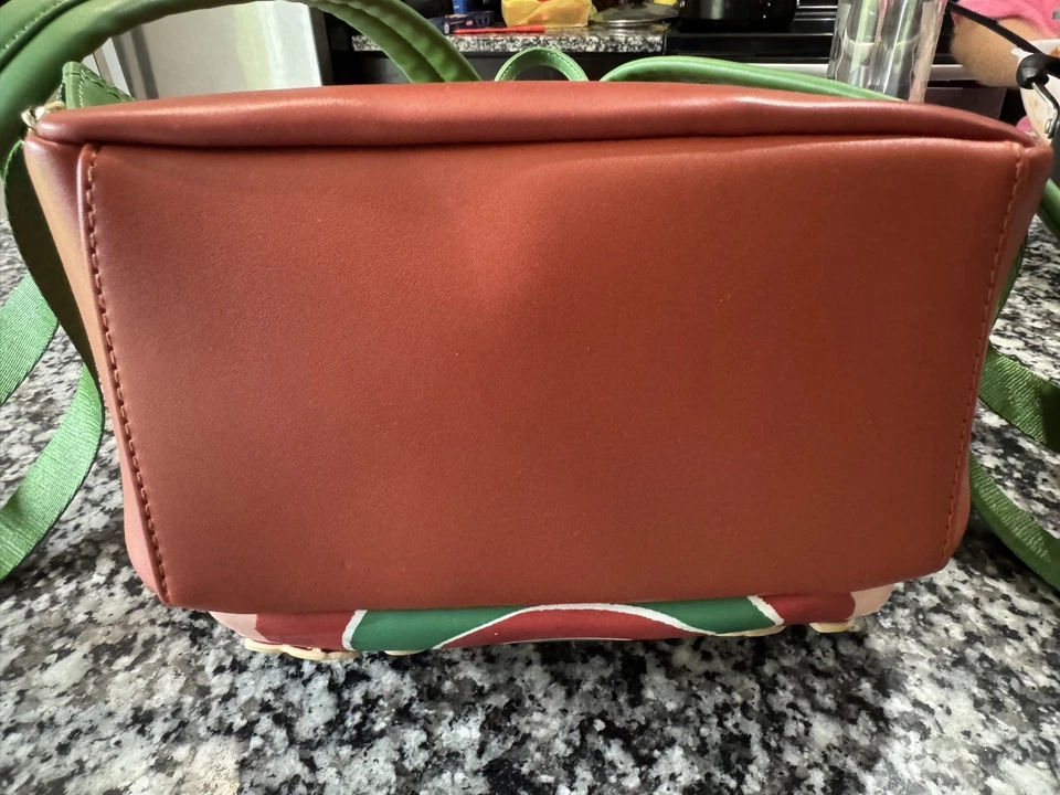 Loungefly Mickey Minnie Mouse Pluto Christmas Fireplace Backpack And Wallet Set - Image 4 of 4