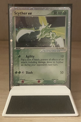 Scyther ex 102/109 Ruby & Sapphire Holo LP Vintage 2003