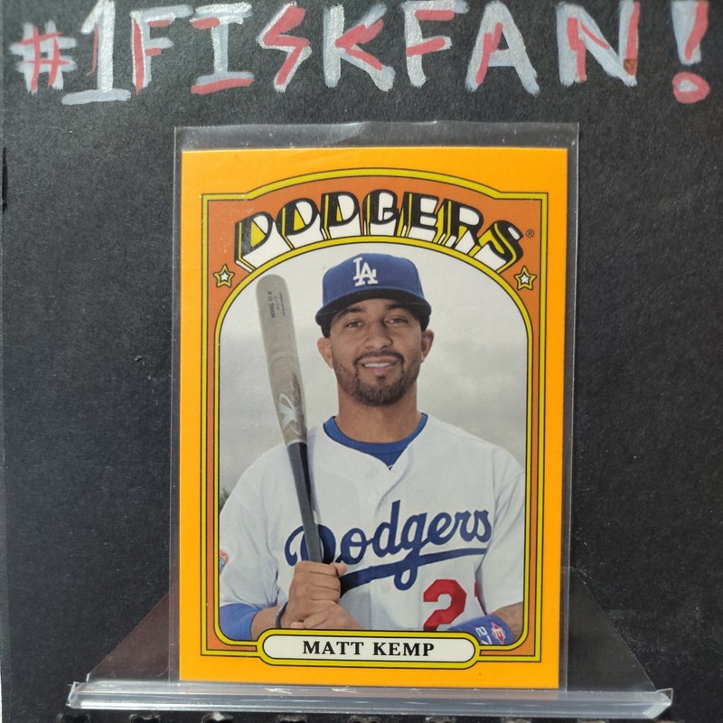 MATT KEMP 2013 Topps Archives #10 Orange Day Glow  Dodgers SP MINT 💥 FREE S/H