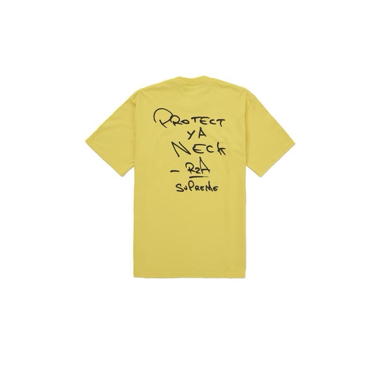 In-Hand Supreme Wu Tang Clan Rza Tee Yellow Size: XXL | eBay