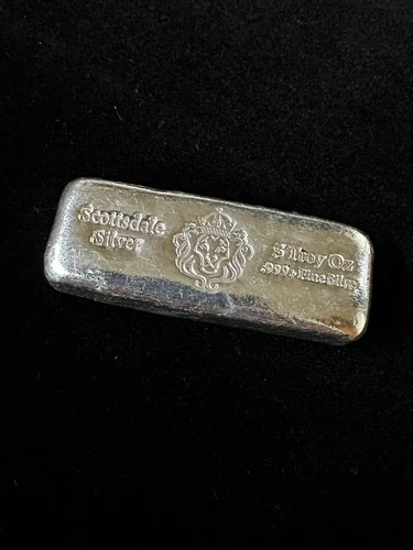 5oz .999 Silver Cast Bar - Scottsdale