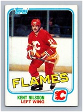 1981-82 Topps Kent Nilsson #24 Calgary Flames NHL Ice Hockey VINTAGE Card