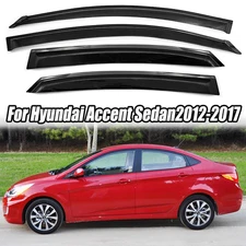 For Hyundai Accent Sedan 2012-2017 2016 Wind Deflector Rain Guard Window Visor
