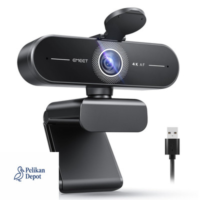 4K Webcam EMEET C60E Plug Play USB Streaming Kamera mit PDAF Autofokus