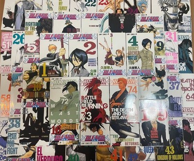 BLEACH Japanese Language Vol.1-74 Complete Full Set Manga Comics