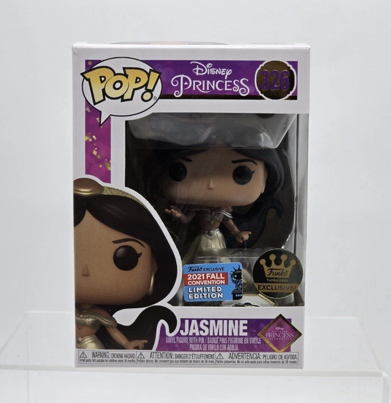 Funko Pop Disney Princess Jasmine #326 Vinyl Figure 2021 Fall Convention New