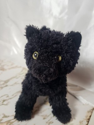  Vintage Douglas Black Cat Plush Stuffed Animal Arched Back 7'' Cuddle Toys Rare