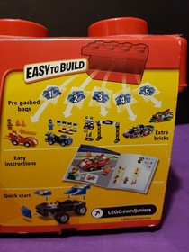 LEGO Set Race Car Rally 350 PC Storage Case Juniors 10673  RETIRED SET Easy 4-7